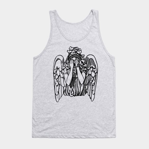 Weeping angel Tank Top by senkova